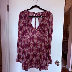 FP Long Sleeve Mini Dress